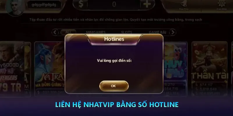 Liên hệ hotline